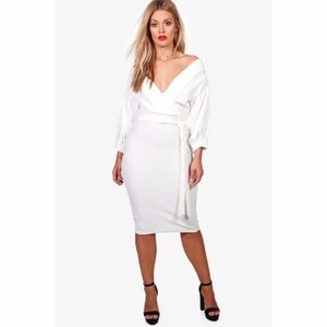 Women’s off the shoulder midi dress